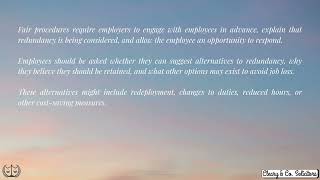 Redundancy Law & Consultations - Cleary & Co. Solicitors