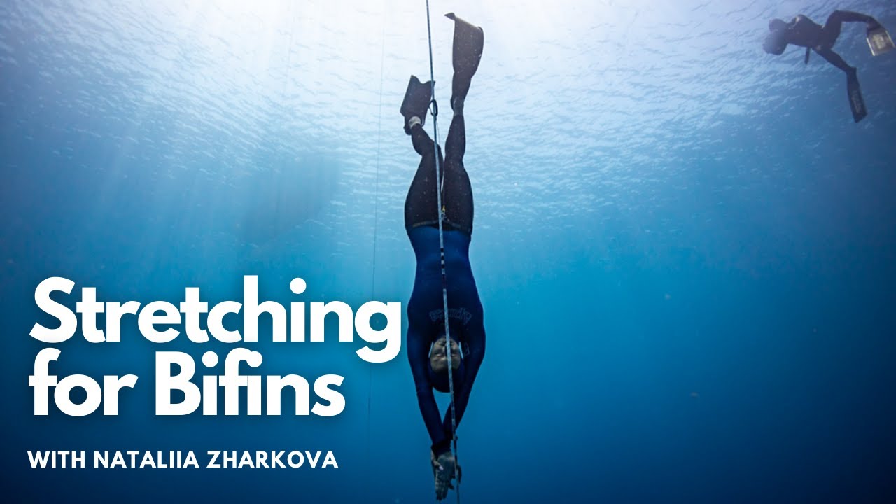 Stretching for Bifins with Molchanovs Ambassador Nataliia Zharkova