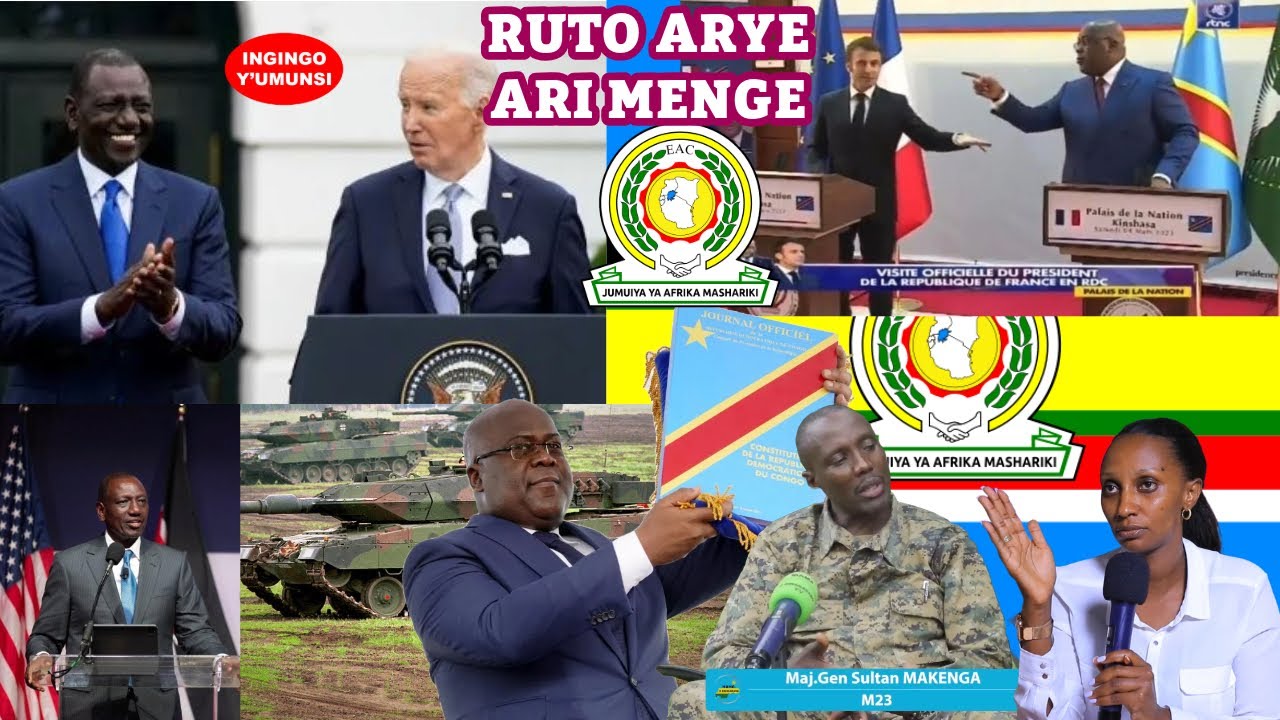 KISEKEDI YARAKUBITIYE PEREZIDA MACRO IMBERE Y'ABANYAMAKURU/PEREZIDA WA KENYA AKOZE AMAHANO KUR CONGO