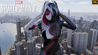 New Spider-Gwen Gwenom Unlimited Transformation - Free Roam Spider-Man 2 Mod
