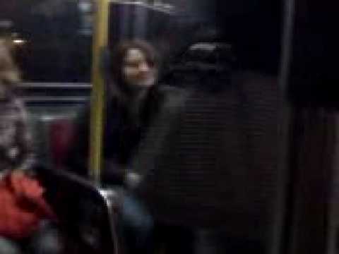 In Frount Of The Bus Stop With GRAPE GIRL!