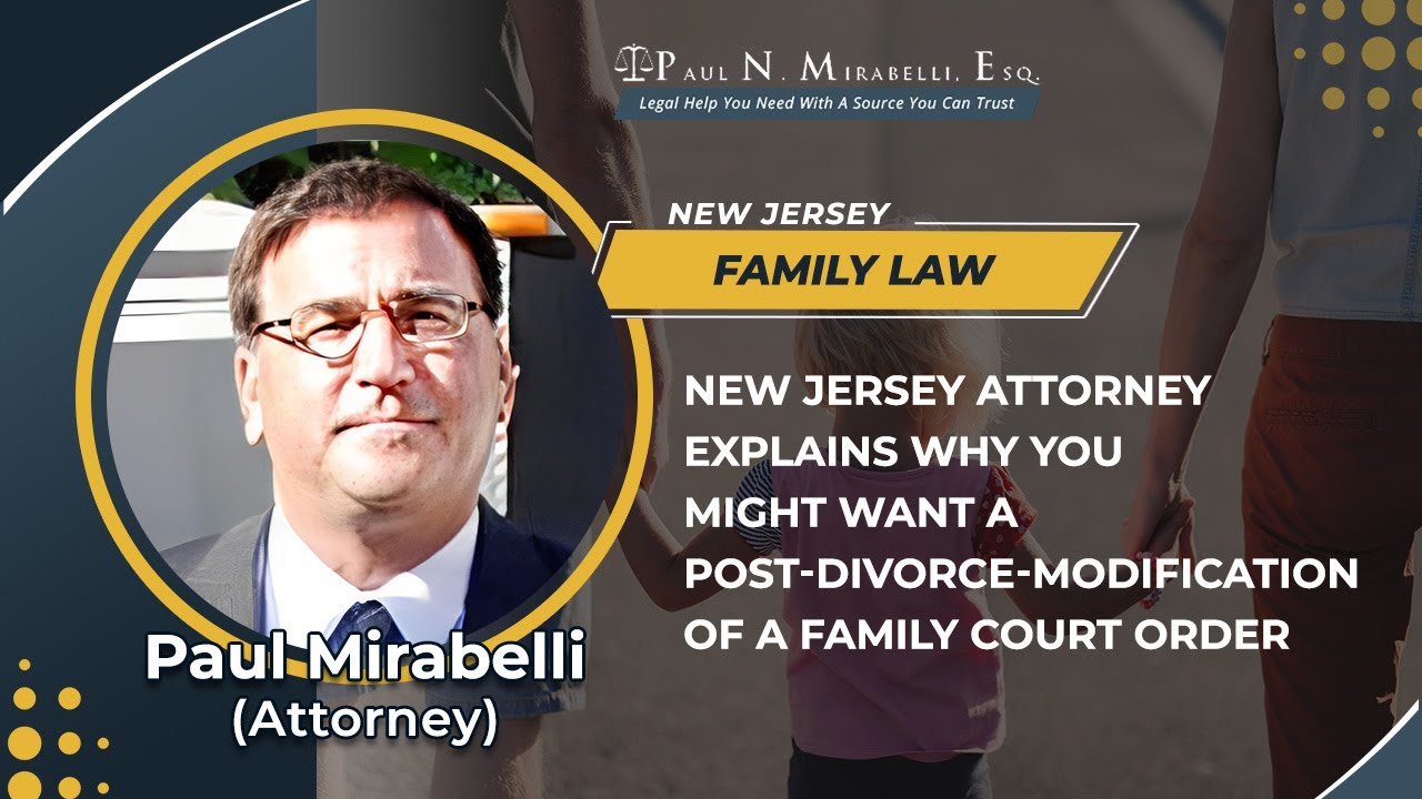 New Jersey Attorney Explains Why You Might Want A PostDivorce