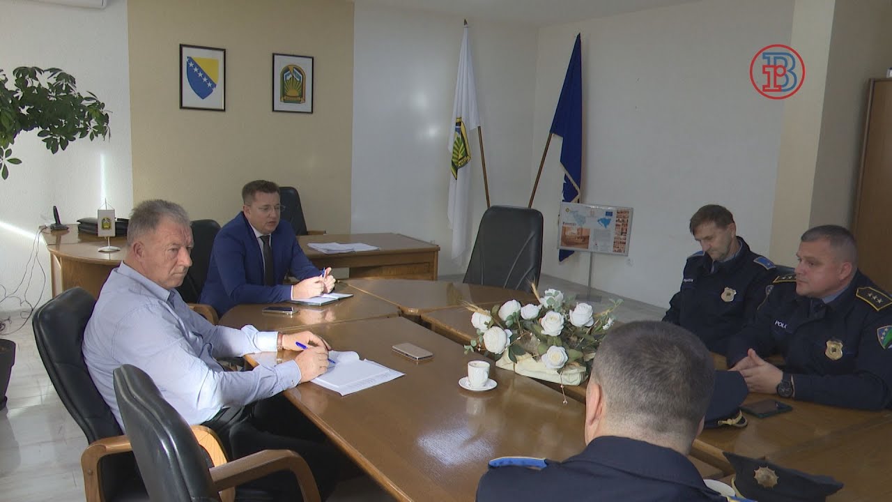 Sastanci načelnika sa predstavnicima policijske stanice i direktorima javnih preduzeća