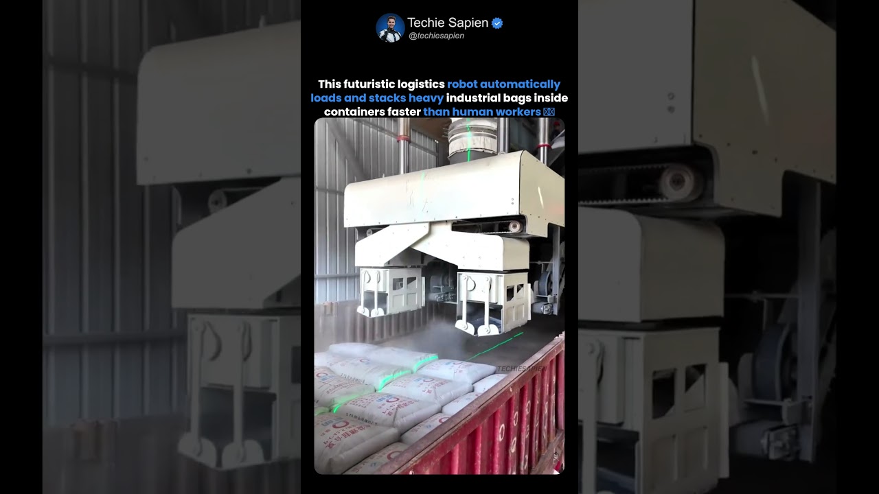 This Is How Robotic Bag Loading Machine Replacing Manual Labor 🤯📦