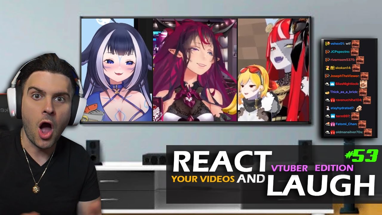 Reacting and Laughing to VTUBER clips YOU sent #53