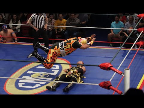 CMLL: Volcano, Max Star, Audaz Vs Felino, Kraneo u Okumura