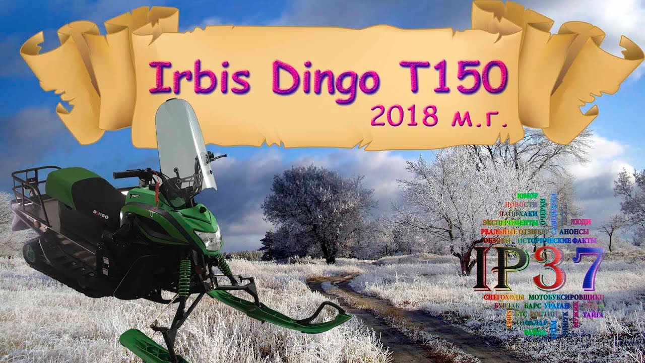 Обновлённый снегоход Irbis Dingo T150 2018