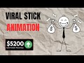 How to Create VIRAL Stick Figure Animation for Your Faceless YouTube Channel