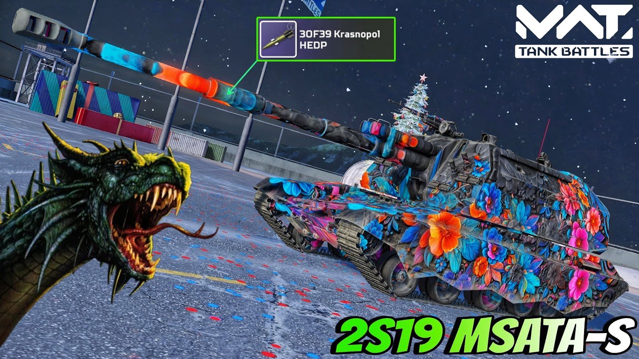 2S19 MSATA-S - Tier 4 Sph 🔥 Like a Monstar ☠️ MWT :  TANK BATTLES 