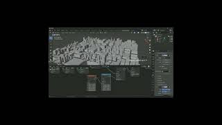 Extrude & Animate In Geometry Nodes | Blender Tutorial | Abstract #shorts #youtubeshorts #trending