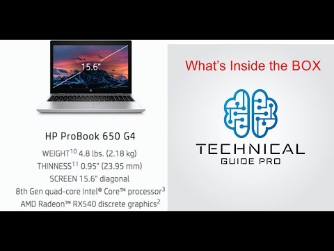 HP Probook 650 G4 Unboxing | Technical Guide Pro What's Inside the Box