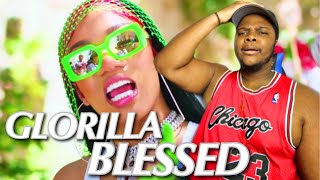 SHE BLOWING WITH THE GRANDMAS??! GloRilla -Blessed (Official Music Video) | REACTION!!!!