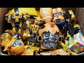 The box is full of yellow toys and cars  bumblebee transformers movie autobots full mainan robot