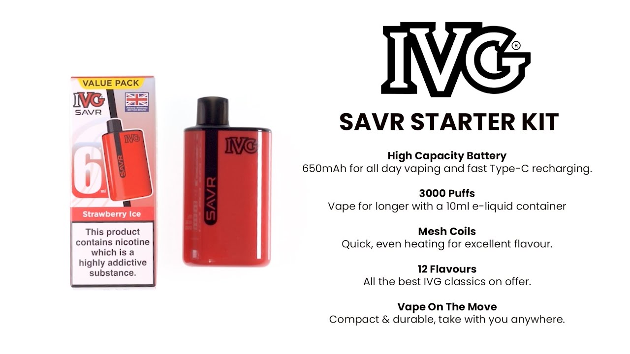 IVG Savr Starter Kit Unboxing & setup