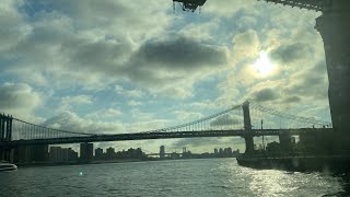 East River Ferry ride from Dumbo to Williamsburg