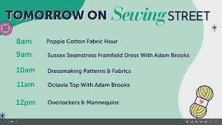 Sewing Street Live!
