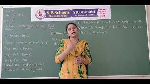 STD 6 CBSE | SCIENCE LEC 4 | S P SCHOOL SURENDRANAGAR