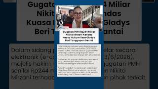 Gugatan Pmh Rp244 Miliar Nikita Mirzani Ditolak Kuasa Hukum Reza Gladys Fakta Sudah Jelas Banget