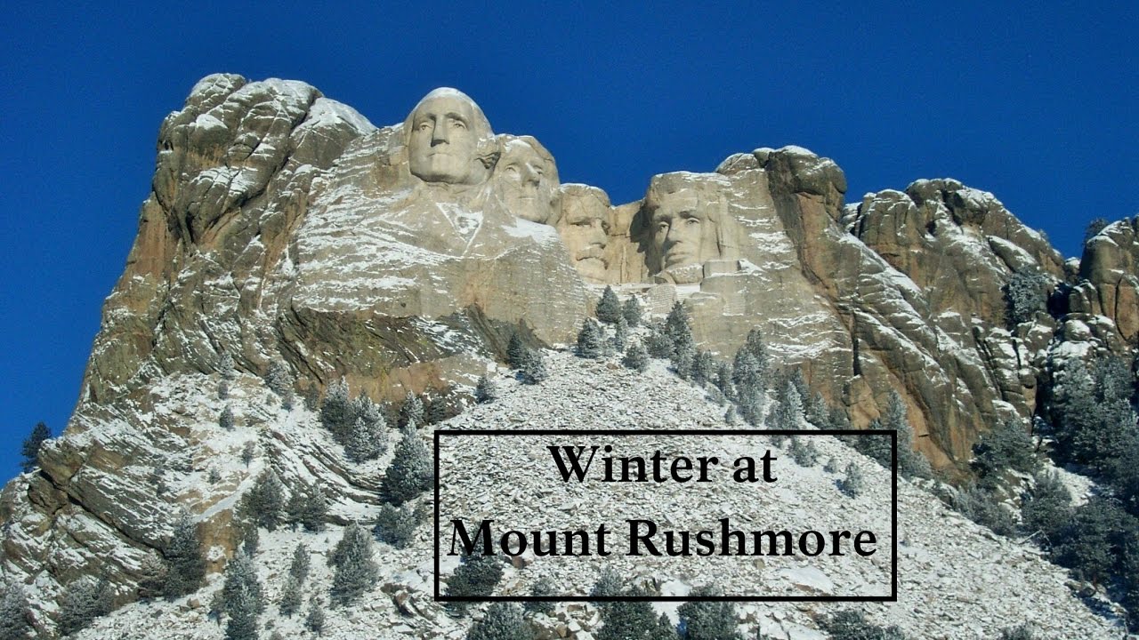 Mount Rushmore Winter at the Memorial YouTube