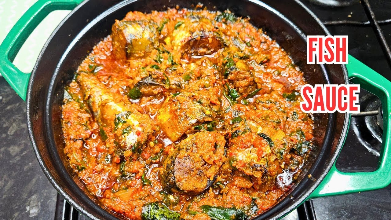 HOW TO MAKE NIGERIAN FISH SAUCE | FISH STEW RECIPE NIGERIAN | MACKEREL FISH RECIPE NIGERIAN