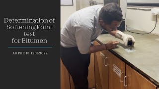 Softening Point Test Of Bitumen As Per Is 1205