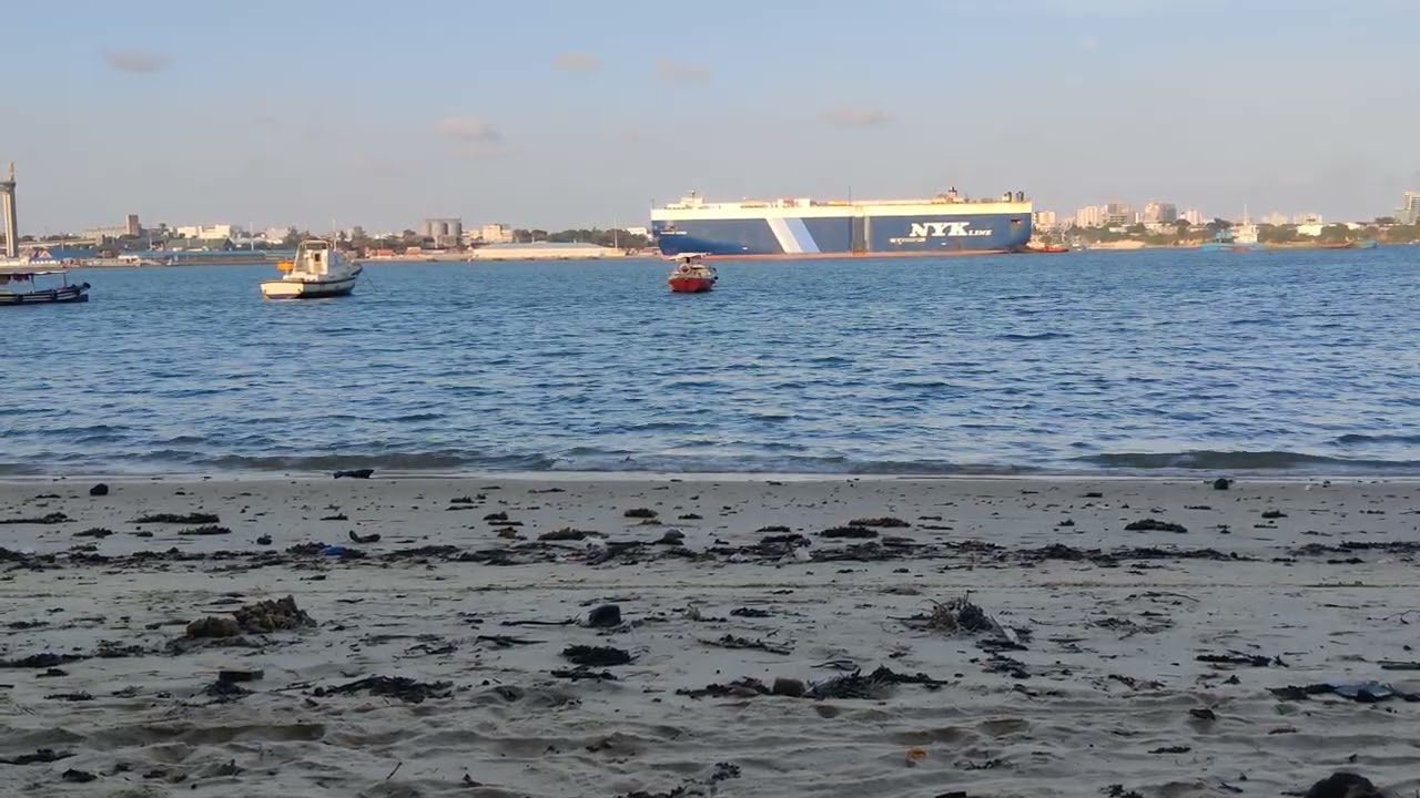 NYK line   Delphinus Leader, Ro-ro  vessel in Mombasa 