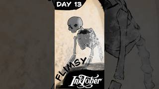 Using Inktober to Practice Character Design ✒️🎃  | Day 13 #inktober #artchallenge #Ink