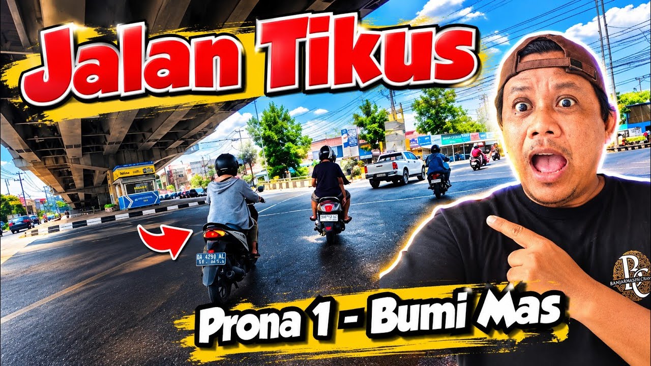 Bebas Macet! Jalur Rahasia Bawah Flyover Banjarmasin Tembus Ketupat Kaum \u0026 Bumi Mas
