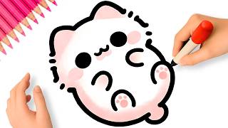 HOW TO DRAW A CUTE KAWAII CAT EASY
