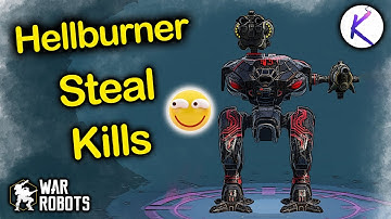 Hellburner steal kills in FFA War Robots gameplay WR Robot