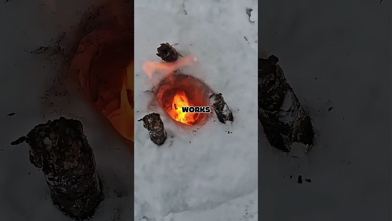 This Snow Fire Trick Lets You Cook in Freezing Temperatures