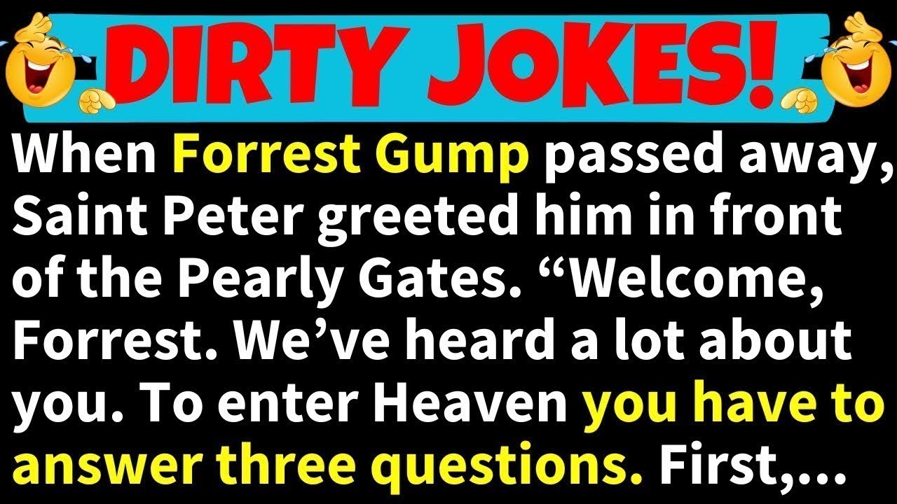 🤣Пикантные шутки! - Форрест Гамп скончался - Святой Пётр встретил его тремя вопросами