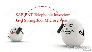 Part-01: Java| Microservices| Spring Boot| Kafka Telephonic Sapient Interview Question| 2021|