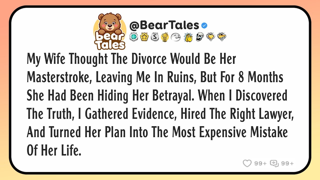 My wife thought the divorce would be her masterstroke, leaving me in ruins, but for 8 months she...