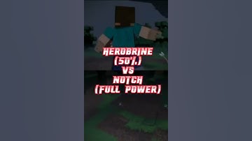 Who is strongest | Herobrine vs Notch