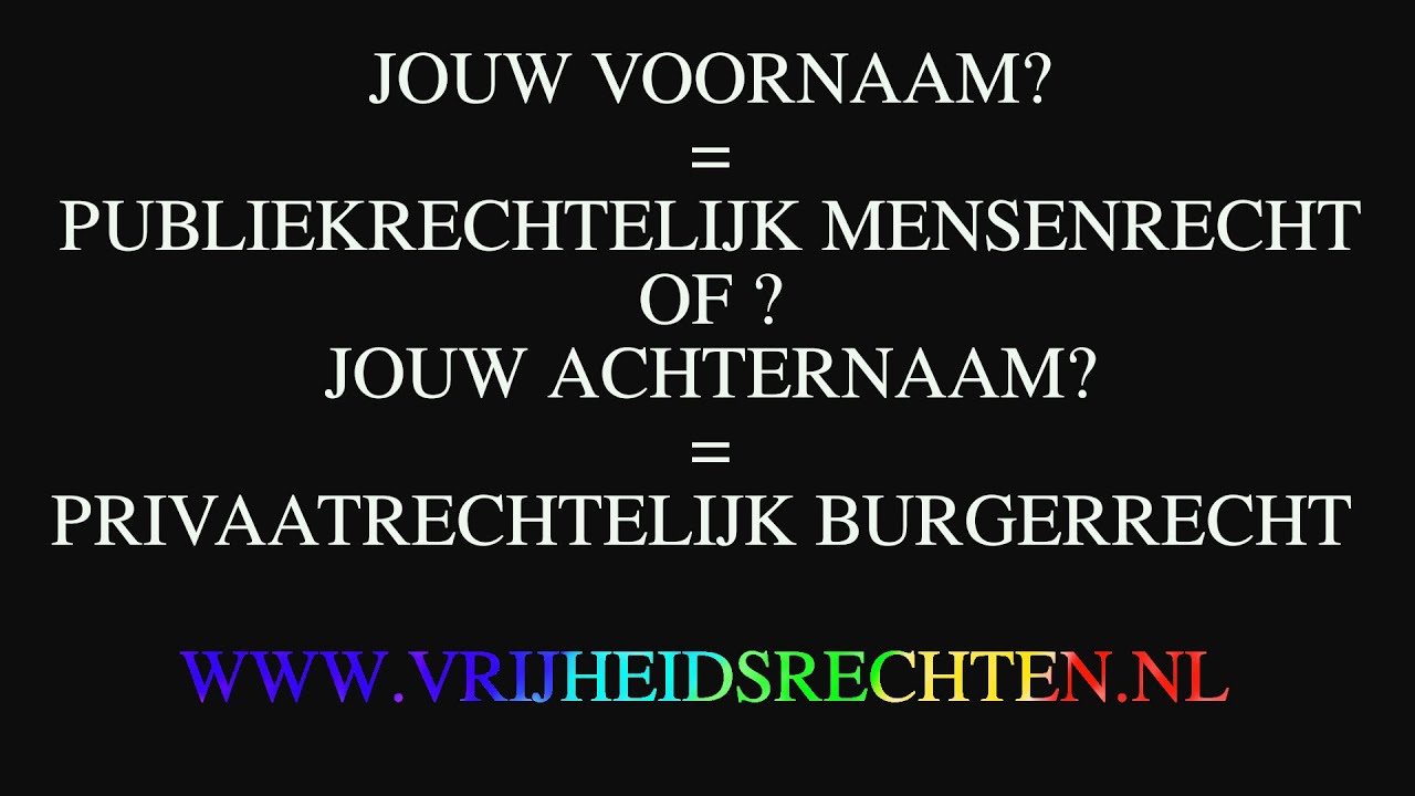 Voornaam vs de achternaam - YouTube