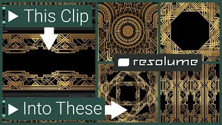 How To Take One VJ Clip and Turn It Into Many Others (Stacking Effects in Resolume Arena / Avenue)