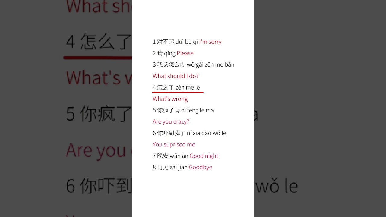 111 Basic spoken Chinese 