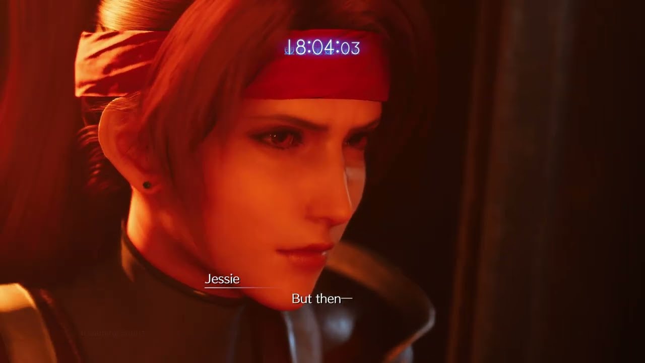 Final Fantasy 7 Remake: Cloud Escaping the Destruction of Mako Reactor!  