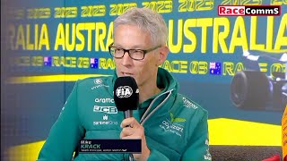 Mike krack  if it's a shame for vettel ask him