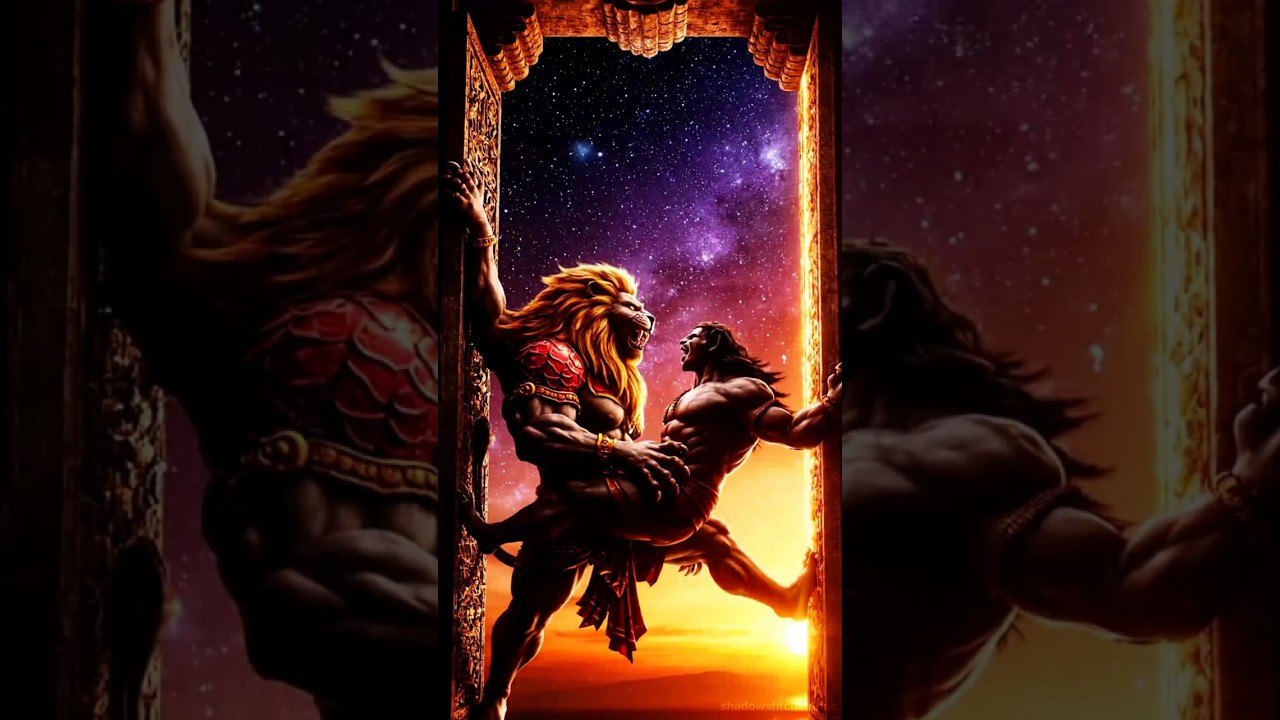 mahadev vs narasimha: the cosmic fury unfolds" 