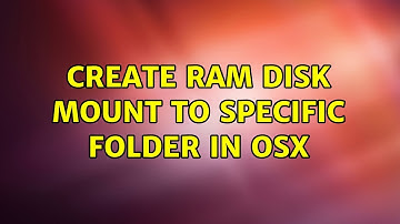 Create ram disk mount to specific folder in OSX
