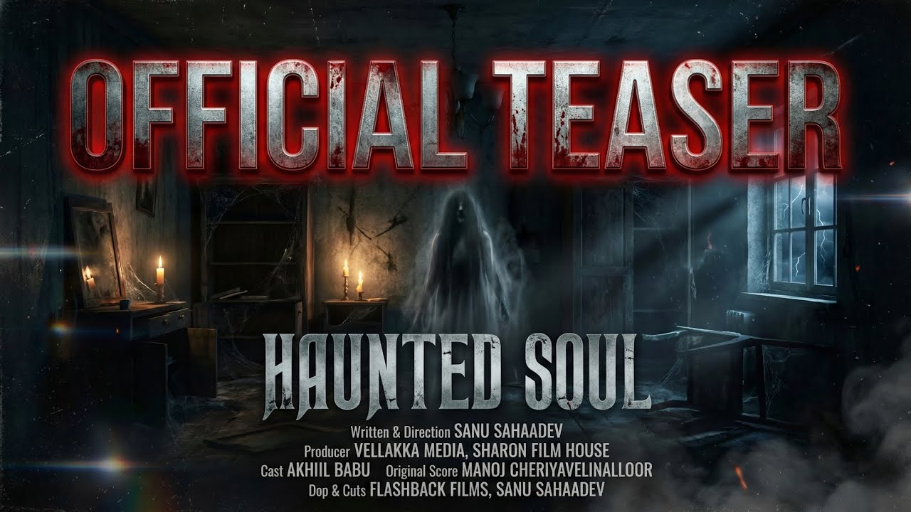 Haunted Soul|Short Film|Official Teaser|Sanu Sahaadev|Akhiil Babu|Manoj Cheriyavelinalloor|