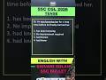 SSC CGL 2026| Tense | #sscbullet #englishwithshivanisolan #ssc #competition