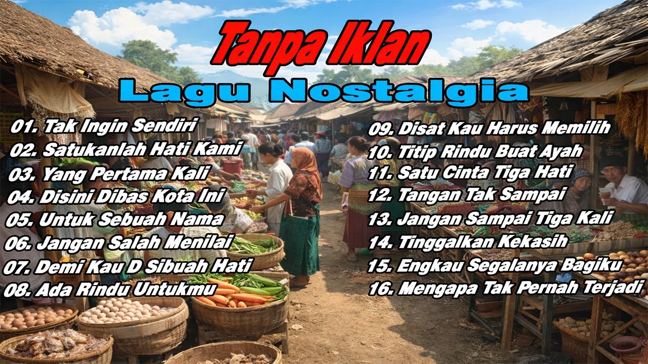 TANPA IKLAN  LAGU NOSTALGIA INDONESIA TAHUN 80an 90an