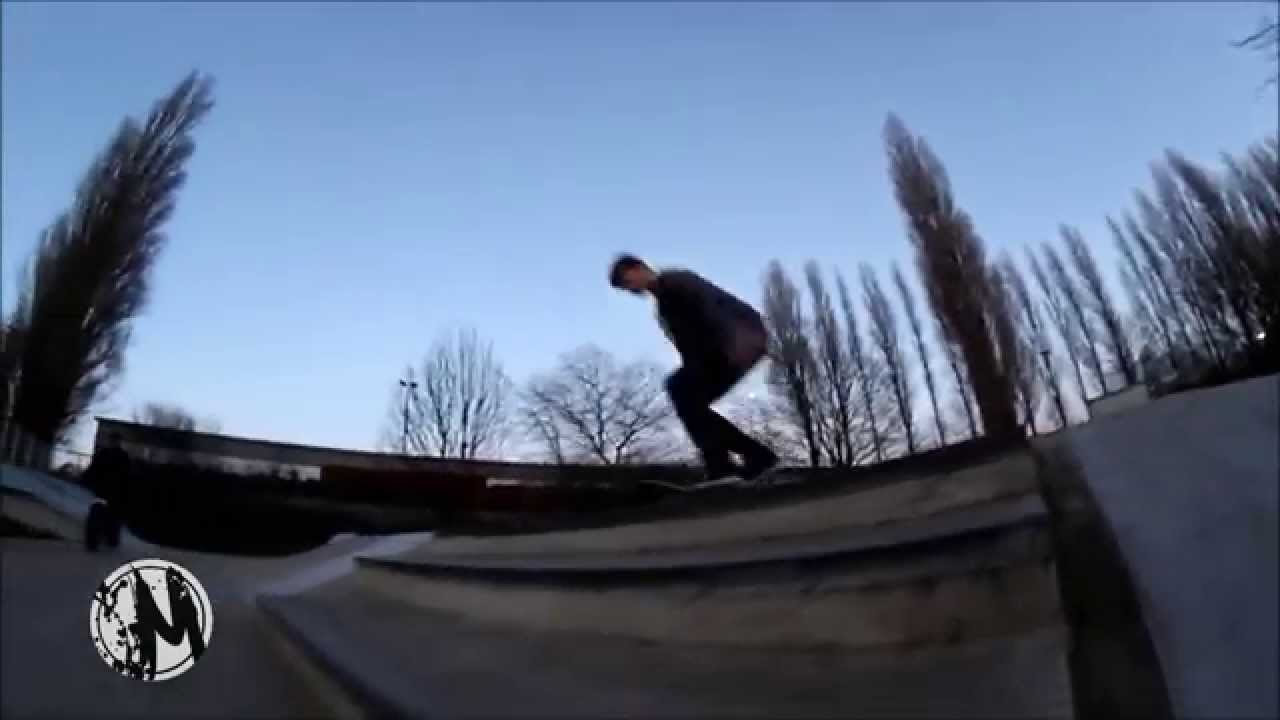 Skater Bigspin stairs! Alex Buckley at local skatepark!
