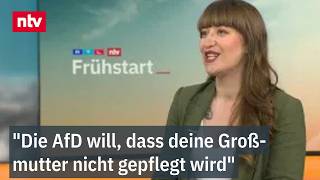 Ihre "Heimat nicht dem Faschismus zum Fraß vorwerfen" will Linken-Vorsitzende Reichinnek | ntv