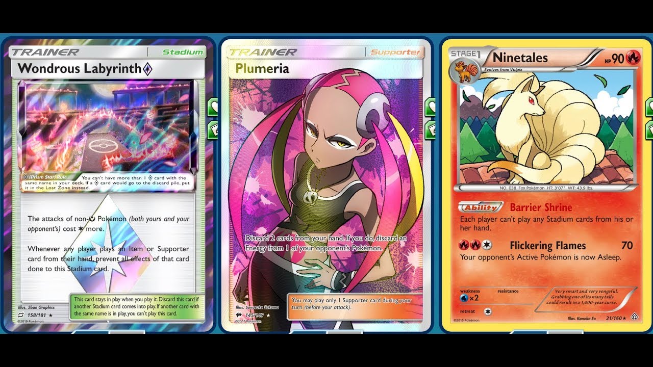 Wonderous Labyrinth ENERGY LOCK Deck From Team Up, PERMANENT Energy TAX