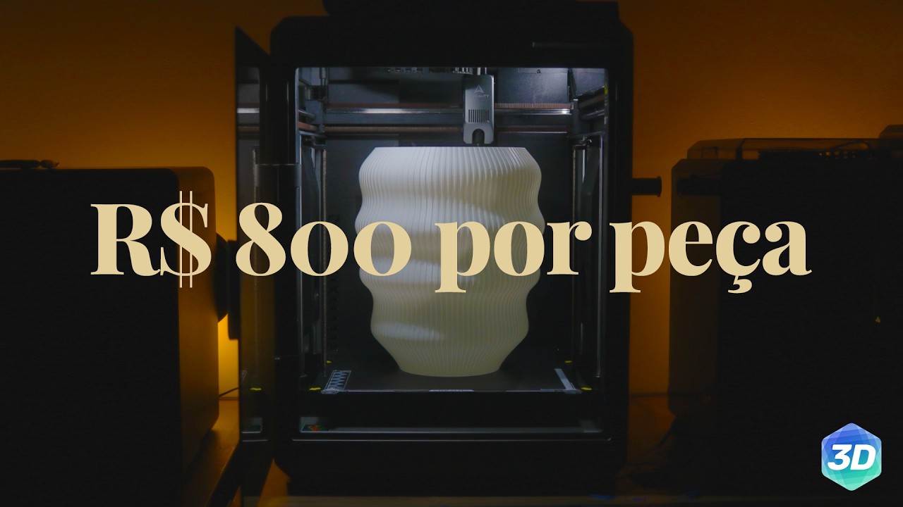 💡 Ganhe R$ 800 POR PEÇA com Luminárias Impressas em 3D - YouTube