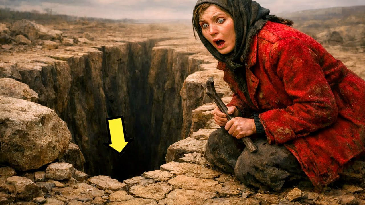 UN CRATÈRE EST APPARU AU MILIEU DE SON TERRAIN… ET CE QU'IL Y AVAIT LÀ BAS EN BAS IMPRESSIONNE